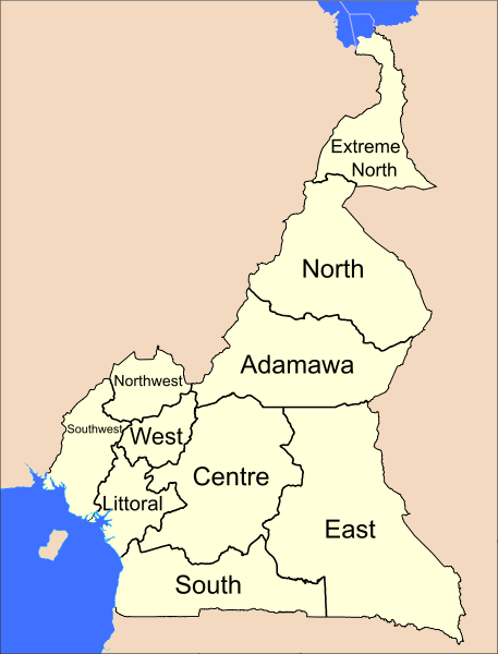 File:Provinces of Cameroon.png
